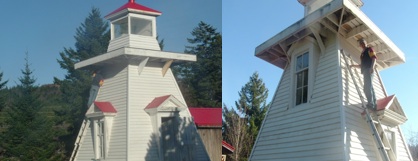 painted lighthouse